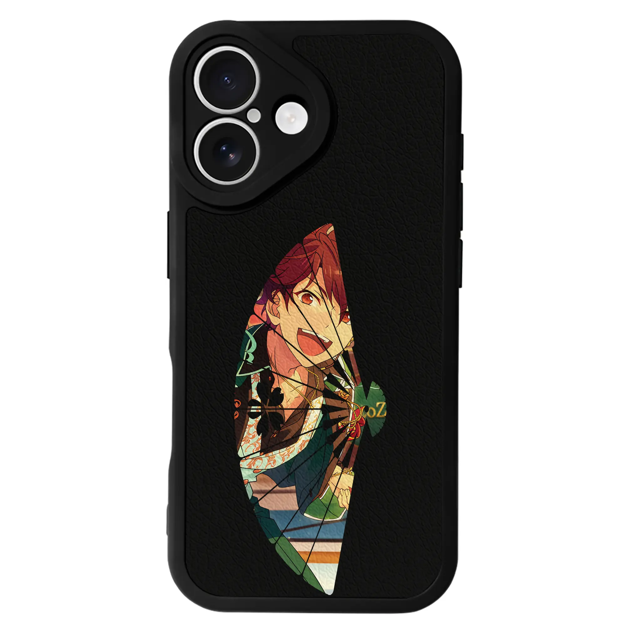 あんさん ぶる グッズ 流星隊 守沢千秋 - IPhone 16シリーズ対応 ・ シリコンスマホケース ・ レザー調 ・ 高精度フィット ・ 耐衝撃 ・ ワイヤレス充電対応 ・ 精密カット